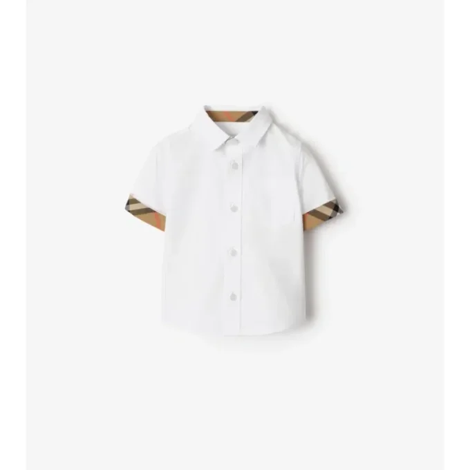 Camisa de popelín de algodón Camisa de popelín de algodón