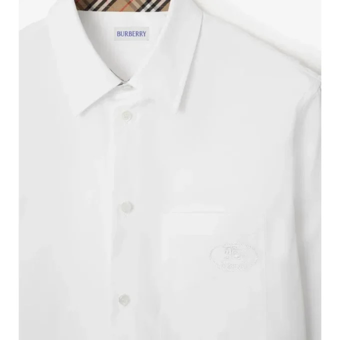 Camisa de popelín de algodón Camisa de popelín de algodón