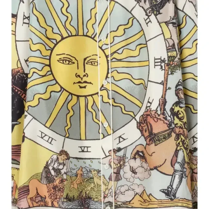 Camisa de seda Tarot Camisa de seda Tarot