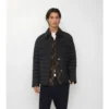 Camisa oversize acolchada de franela de lana Camisa oversize acolchada de franela de lana