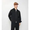 Camisa oversize de nailon con cremallera Camisa oversize de nailon con cremallera