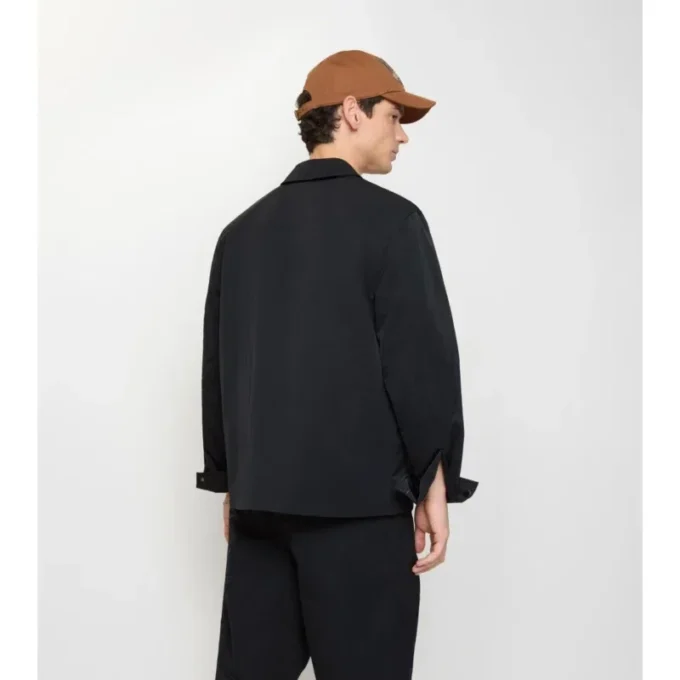 Camisa oversize de nailon con cremallera Camisa oversize de nailon con cremallera