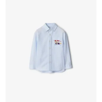 Camisa Oxford de algodón a rayas