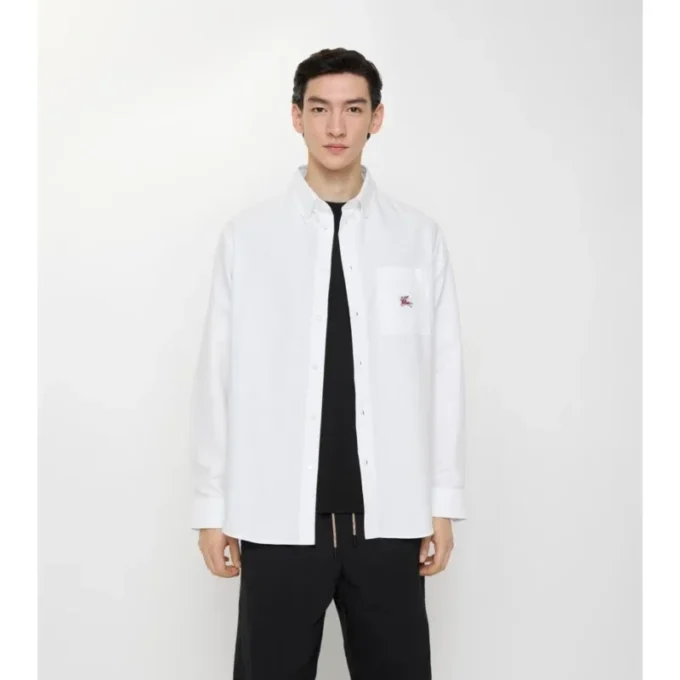 Camisa Oxford de algodón EKD de corte holgado Camisa Oxford de algodón EKD de corte holgado