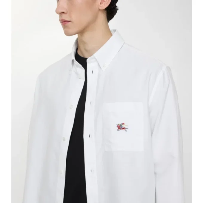 Camisa Oxford de algodón EKD de corte holgado Camisa Oxford de algodón EKD de corte holgado