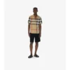 Camisas de algodón a cuadros de corte ajustado