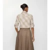 Camisas de algodón a cuadros de corte ajustado