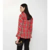 Camisas de algodón a cuadros de corte ajustado