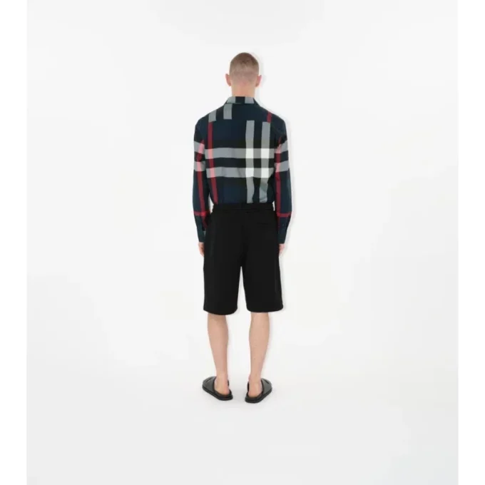 Camisas de algodón a cuadros de corte ajustado