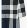 Camisas de algodón a cuadros de corte ajustado
