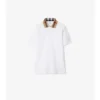 Camisas de algodón con cuello a cuadros Camisas de algodón con cuello a cuadros