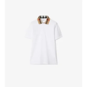 Camisas de algodón con cuello a cuadros Camisas de algodón con cuello a cuadros
