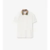 Camisas de algodón con cuello a cuadros Camisas de algodón con cuello a cuadros
