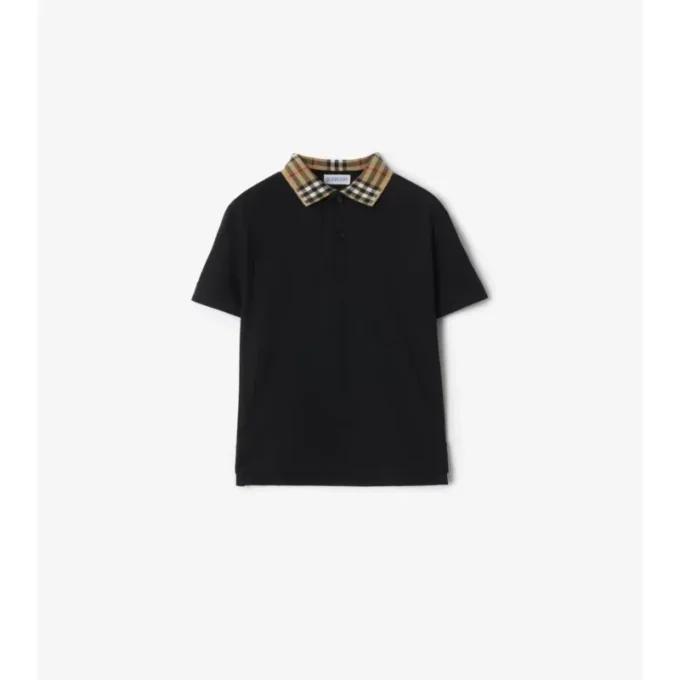 Camisas de algodón con cuello a cuadros Camisas de algodón con cuello a cuadros