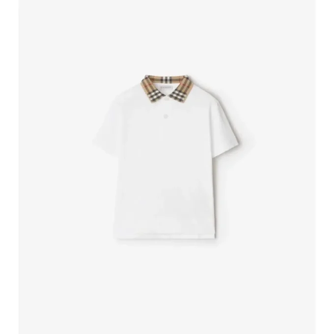 Camisas de algodón con cuello a cuadros Camisas de algodón con cuello a cuadros
