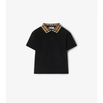 Camisas de algodón con cuello a cuadros