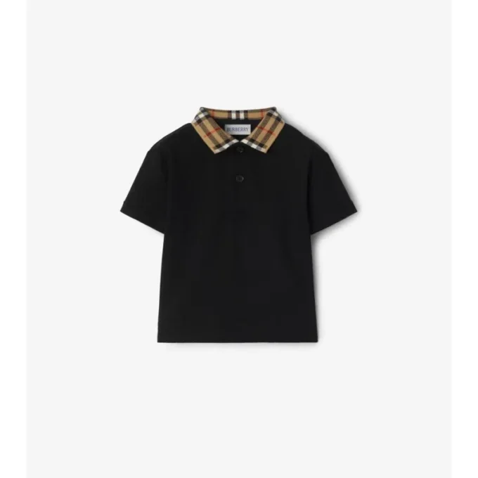 Camisas de algodón con cuello a cuadros Camisas de algodón con cuello a cuadros