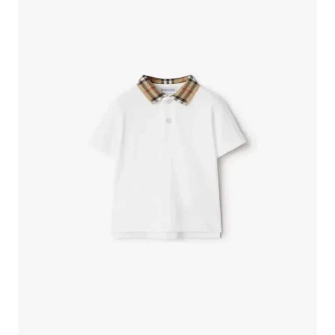 Camisas de algodón con cuello a cuadros Camisas de algodón con cuello a cuadros