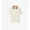 Camisas de algodón con cuello a cuadros Camisas de algodón con cuello a cuadros