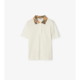 Camisas de algodón con cuello a cuadros