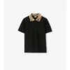 Camisas de algodón con cuello a cuadros Camisas de algodón con cuello a cuadros