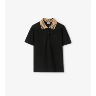 Camisas de algodón con cuello a cuadros