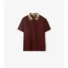 Camisas de algodón con cuello a cuadros Camisas de algodón con cuello a cuadros