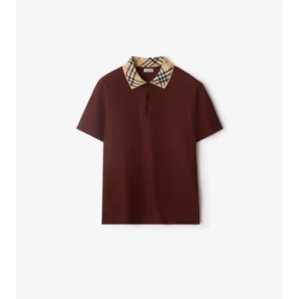 Camisas de algodón con cuello a cuadros Camisas de algodón con cuello a cuadros