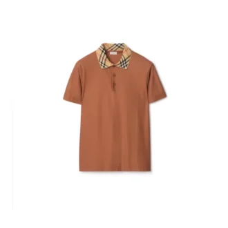 Camisas de algodón con cuello a cuadros Camisas de algodón con cuello a cuadros