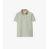 Camisas de algodón con cuello a cuadros Camisas de algodón con cuello a cuadros