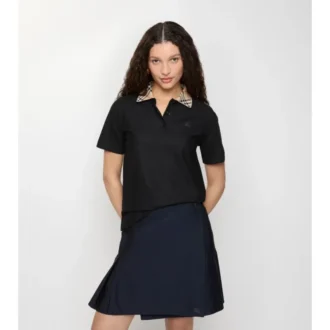 Camisas de algodón con cuello a cuadros
