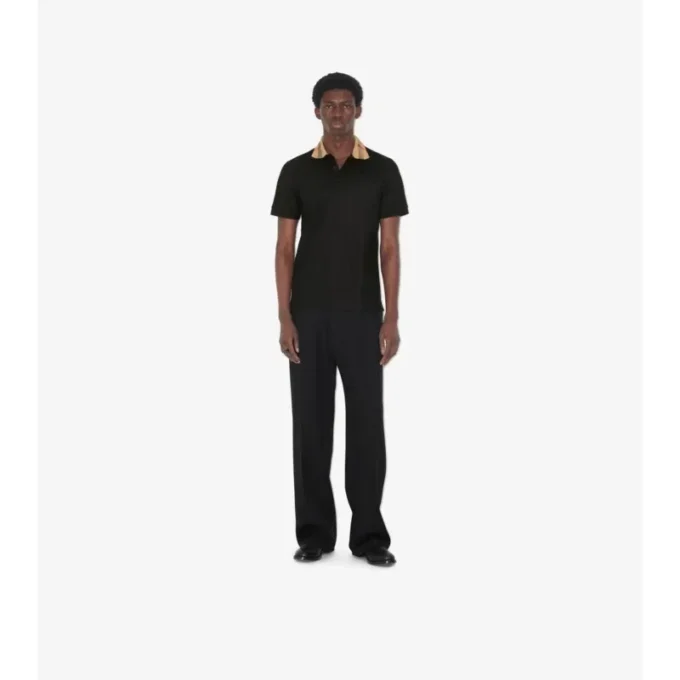 Camisas de algodón con cuello a cuadros