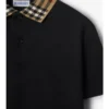 Camisas de algodón con cuello a cuadros Camisas de algodón con cuello a cuadros