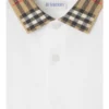 Camisas de algodón con cuello a cuadros Camisas de algodón con cuello a cuadros