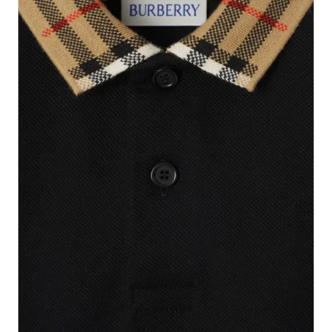 Camisas de algodón con cuello a cuadros Camisas de algodón con cuello a cuadros