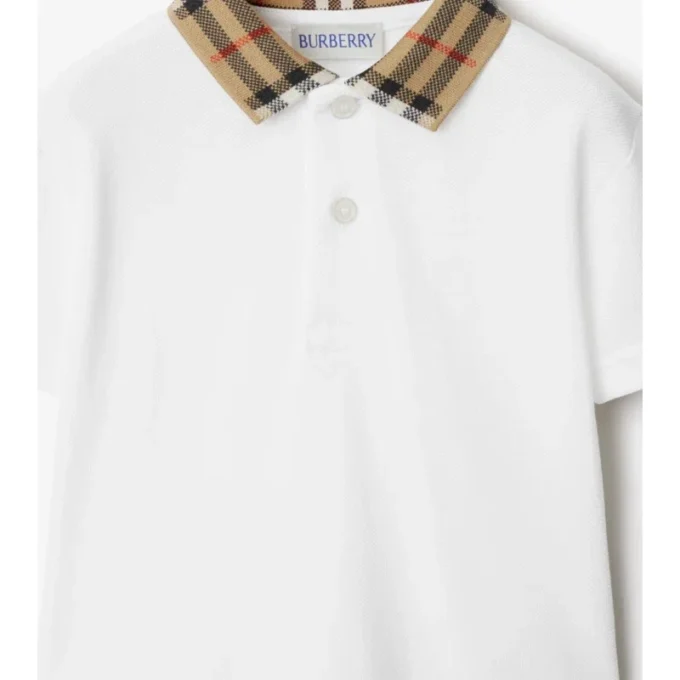 Camisas de algodón con cuello a cuadros Camisas de algodón con cuello a cuadros