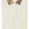 Camisas de algodón con cuello a cuadros Camisas de algodón con cuello a cuadros
