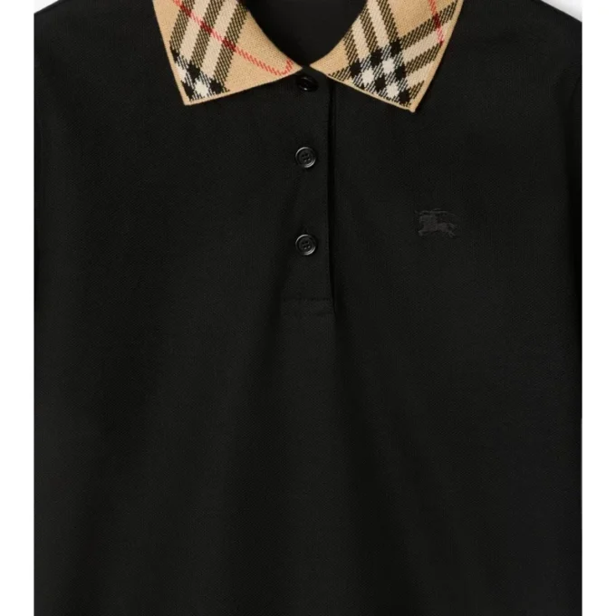 Camisas de algodón con cuello a cuadros Camisas de algodón con cuello a cuadros