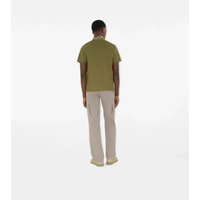 Camisas de algodón con cuello a cuadros Camisas de algodón con cuello a cuadros