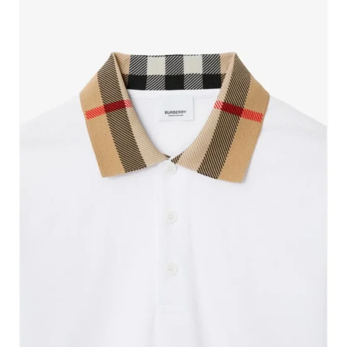 Camisas de algodón con cuello a cuadros Camisas de algodón con cuello a cuadros