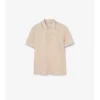 Camisas de algodón con logotipo en el cuello Camisas de algodón con logotipo en el cuello