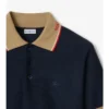 Camisas de algodón con logotipo en el cuello Camisas de algodón con logotipo en el cuello