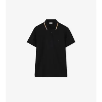 Camisas de algodón con ribetes a cuadros
