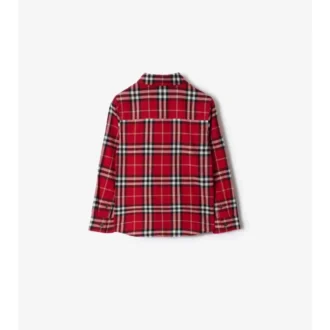 Camisas de franela de algodón a cuadros