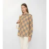 Camisas de franela de algodón a cuadros de corte holgado Camisas de franela de algodón a cuadros de corte holgado