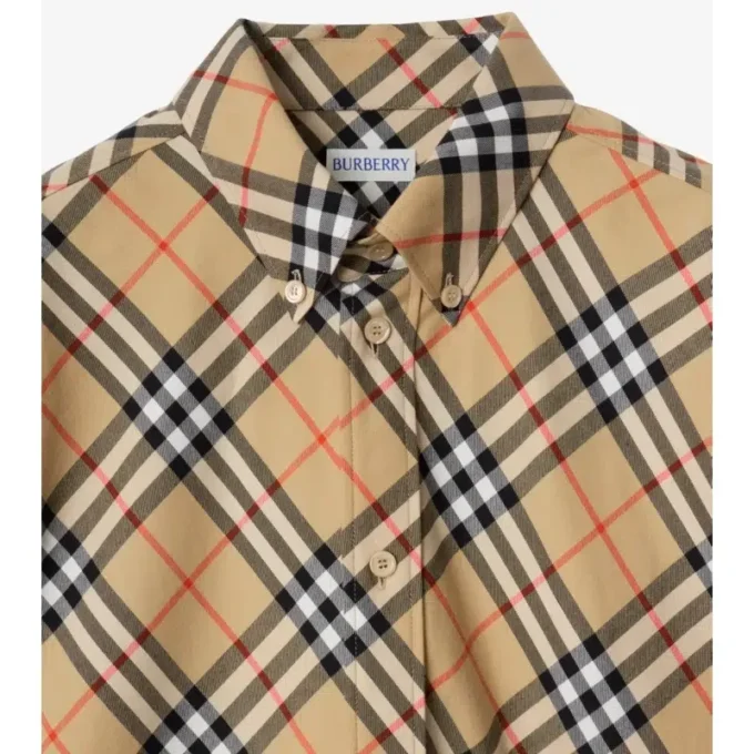 Camisas de franela de algodón a cuadros de corte holgado