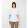 Camisas de popelín de algodón de corte ajustado