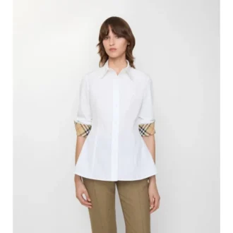 Camisas de popelín de algodón de corte ajustado