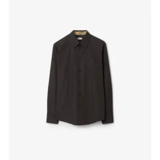 Camisas de popelín de algodón de corte regular