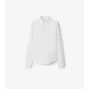 Camisas de popelín de algodón de corte regular Camisas de popelín de algodón de corte regular